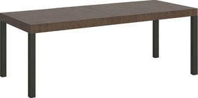 Stół rozkładany 180/284x90 cm Everyday Premium orzech nogi antracytowe