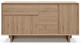 Komoda w dekorze dębu w naturalnym kolorze 146x76x45 cm Carpi – Marckeric