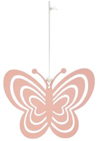 Wiszący metalowy motyl PASTEL BUTTERFLY - różne kolory Kolor: Pomarańczowy