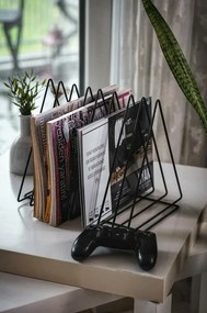 Uchwyt na czasopisma Alvin, czarny