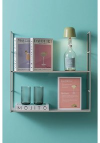 Zielona lampa stołowa LED na butelkę z metalowym kloszem (wysokość 13 cm) Cone Hat LED – Leitmotiv