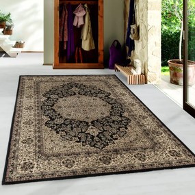 Dywan klasyczny Kashmir  Ornament czarno-beżowy 120 cm x 170 cm