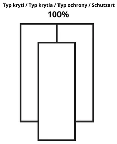 Kurtyny paskowe - ruchome lamele, zakładka 100%, kurtyna 300x3 mm, cena za m2