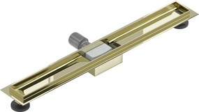 Mexen Flat korpus do odpływu liniowego 80 cm, złoty - 1515080