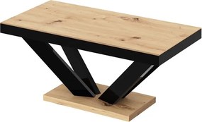Ława z dębowym dekorem na blacie Viva 2 Mini Hubertus