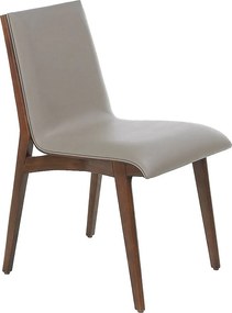 Ciemne krzesło z ekoskóry norek 4070 ANGEL CERDA