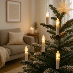 Lampki świąteczne LED w kształcie świec