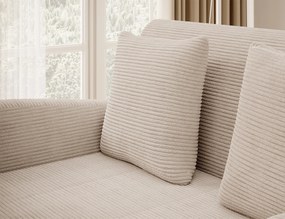 Beżowa 2-osobowa sofa ARIO JARELL, rozkładana