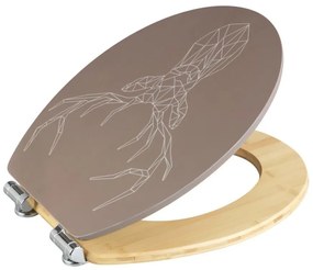 Deska sedesowa STAG, MDF/Bambus, WENKO