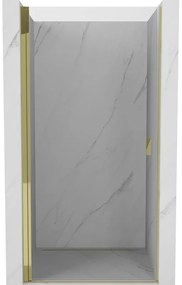 Mexen Mist-B drzwi prysznicowe uchylne 60 cm, transparent, złote - 8A2-060-000-50-00