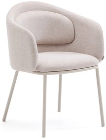 Beżowe krzesło Minda – Kave Home