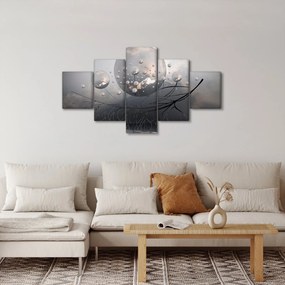 Obraz abstrakcyjnych kul (125x70 cm)