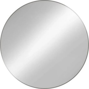 Srebrne okrągłe lustro ścienne E8-K26
