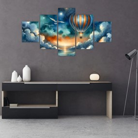 Obraz - Lot pod nocnym niebem (125x70 cm)