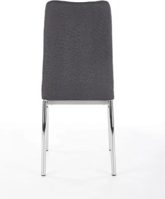 Tapicerowane krzesło do jadalni na metalowych nogach K309 Halmar