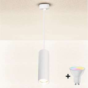 Brilagi - Lampa wisząca LED ściemnialna na przewodzie SELE 1xGU10/6W/230V biała