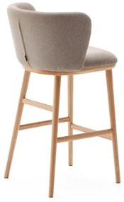 Jasnobrązowy hoker (wysokość siedziska 65 cm) Ciselia – Kave Home