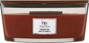 Świeca zapachowa elipsa, Cinnamon Chai, czerwony 453 gr