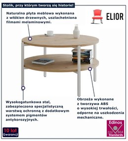 Okrągły stolik kawowy dąb artisan G6-K67