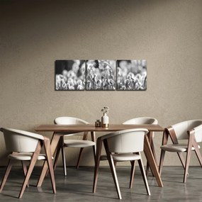 Obraz - Letnia łąka (z zegarem) (90x30 cm)