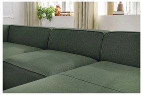 Zielony narożnik modułowy (lewostronny/w kształcie litery U) Megeve – Bobochic Paris
