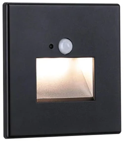 Paulmann 93135 - LED/1,2W Oświetlenie schodowe z czujnikiem EDGE 230V czarne