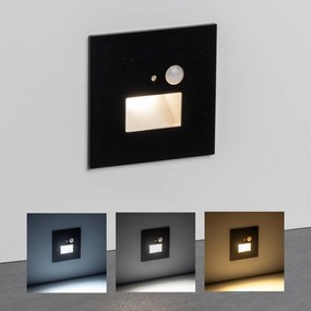 Oprawa schodowa LED z czujnikiem ruchu LED/1,5W/230V 3000/4000/6000K czarna