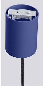 Ciemnoniebieska lampa wisząca ze szklanym kloszem ø 12 cm Orbital – Nice Lamps
