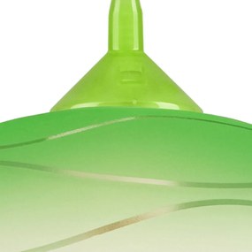 Zielona lampa wisząca ze szklanym kloszem ø 30 cm Sfera – LAMKUR