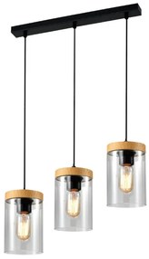Potrójna lampa wisząca czarna - K448 K4-N37