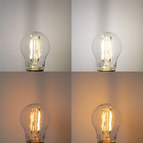 Zestaw 5 inteligentnych żarówek LED E27 P45 4.5W 470 lm 1800-4000K