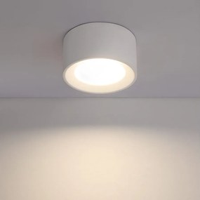 NETTLIFE Okrągły reflektor montowany na powierzchni Biała lampa montowana na powierzchni Gx53 Mała nowoczesna lampa sufitowa 10w