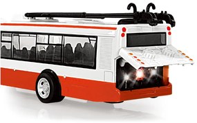 Rappa Trolejbus z dźwiękiem i światłem, 28 cm