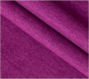 Tapicerowane łóżko kontynentalne GLORIEN 180x200 cm purpurowe Materac: Materac sprężynowy Bonell
