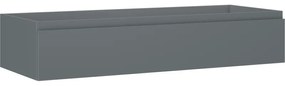 Mexen Orio szafka łazienkowa podumywalkowa 120 cm, 1 szuflada, grafit mat - 91A10-12023-1-BF66