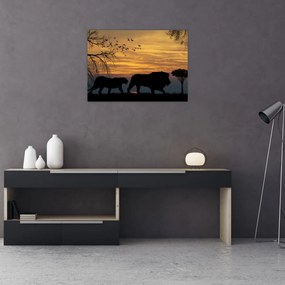Obraz na szkle - Safari (70x50 cm)