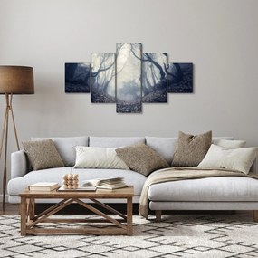Obraz- Las we mgle (125x70 cm)