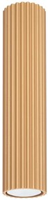 Złota stylowa lampa ryflowana w loftowym stylu 30cm - D293-Melson