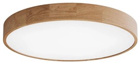 Lampa sufitowa CLEO z czujnikiem 6xE27/24W/230V, średnica 80 cm, dąb