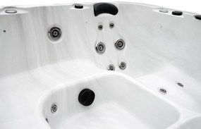 JACUZZI OGRODOWE PREMIUM WANNA  SPA 5-OSOBOWA WHITE OBUDOWA WHITE 195x195 CM