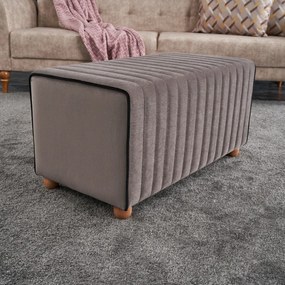 Taboret Mabel Pufa Mink