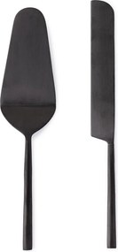 Zestaw noża i łopatki do ciast 2 szt. ze stali nierdzewnej Hestia – Bizzotto