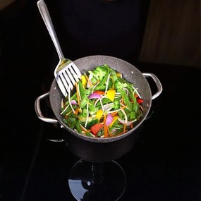 Tescoma Patelnia głęboka z pokrywką PRESIDENT  Stone, 26 cm, 26 cm