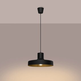 Lampa wisząca BILO czarna SOLLUX  LIGHTING