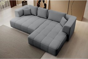 Narożnik ALBIO S Prawostronny z elektryczną regulacją siedziska, funkcja spania, wolnostojący w tkaninie EDEN 19 WERSAL