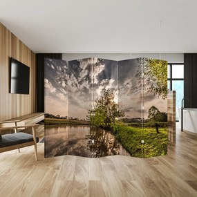 Parawan - Przyroda z promykami (210x170 cm)