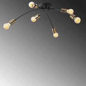 Czarna lampa sufitowa 67x67 cm Banana – Opviq lights