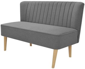 Romantyczna sofa Lernes - jasnoszara