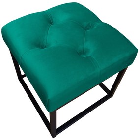 Pufa CHESTERFIELD LOFT ławka podnóżek metal MG20