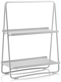 Jasnoszary metalowy regał 23x58 cm A-Table – Zone
